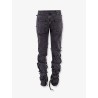 Black denim trouser with knot details
