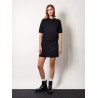 Wool skirt with bouclé effect, mini lenght and pockets with ribbed profiles and gg enamelled buttons