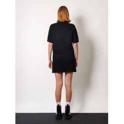 Wool skirt with bouclé effect, mini lenght and pockets with ribbed profiles and gg enamelled buttons