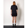 Wool skirt with bouclé effect, mini lenght and pockets with ribbed profiles and gg enamelled buttons