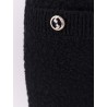 Wool skirt with bouclé effect, mini lenght and pockets with ribbed profiles and gg enamelled buttons