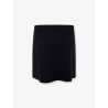 Wool skirt with bouclé effect, mini lenght and pockets with ribbed profiles and gg enamelled buttons