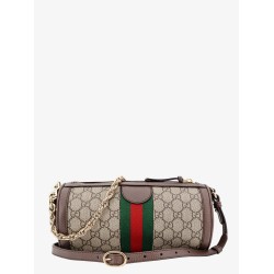 Gg supreme fabric shoulder bag with iconic web detail
