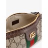 Gg supreme fabric shoulder bag with iconic web detail