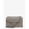 Dionysus gg supreme fabric and suede shoulder bag