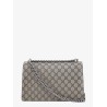 Dionysus gg supreme fabric and suede shoulder bag