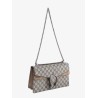 Dionysus gg supreme fabric and suede shoulder bag