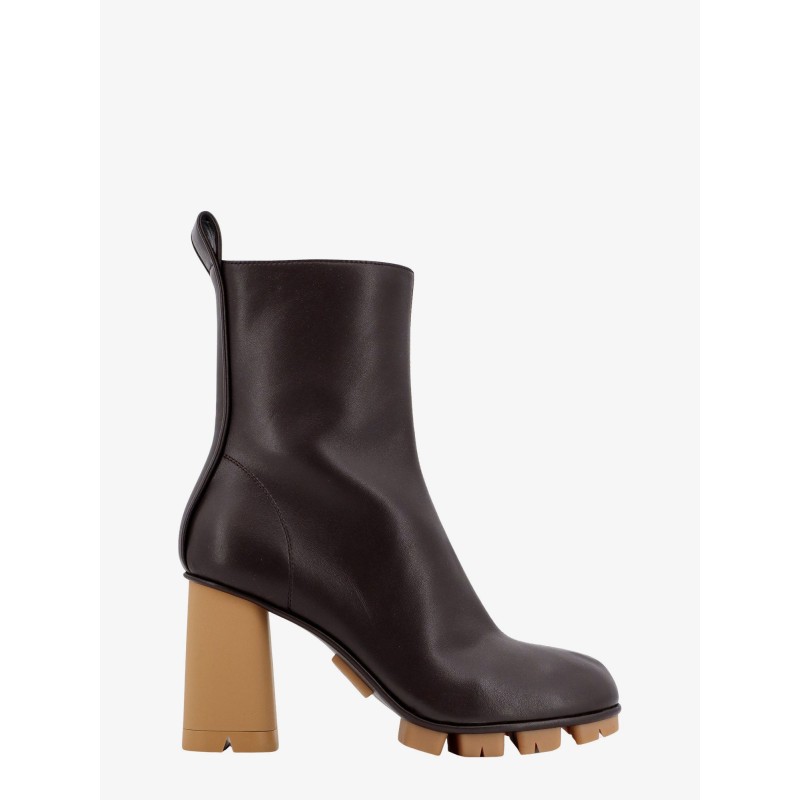 Leather ankle boots
