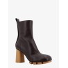 Leather ankle boots