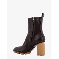 Leather ankle boots
