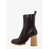 Leather ankle boots