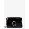 Patent leather shoulder bag