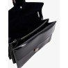 Patent leather shoulder bag