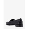 Leather loafer with iconic gancini detail