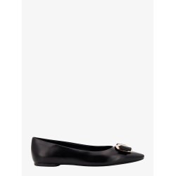 Leather ballerinas with iconic vara bow
