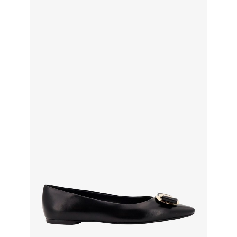 Leather ballerinas with iconic vara bow