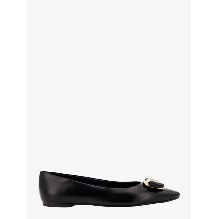 Leather ballerinas with iconic vara bow