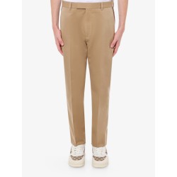 Cotton trouser with web band detail