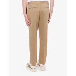 Cotton trouser with web band detail
