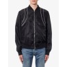 Nylon jacket with contrasting detail