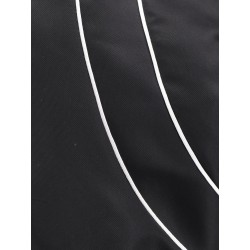 Nylon jacket with contrasting detail