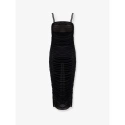 Nylon draped dress