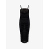 Nylon draped dress