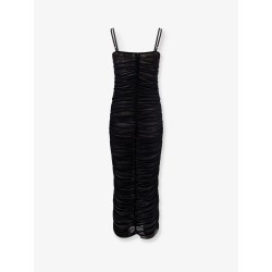 Nylon draped dress