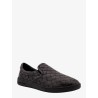 Leather slip-on sneakers with intrecciato motif