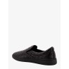 Leather slip-on sneakers with intrecciato motif