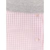 Cotton sweatshirt with contrasting shirt detail