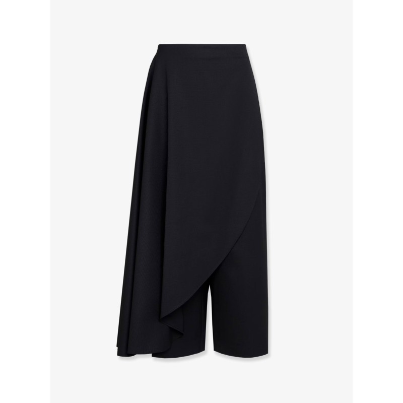 Stretch virgin wool skirt/trouser
