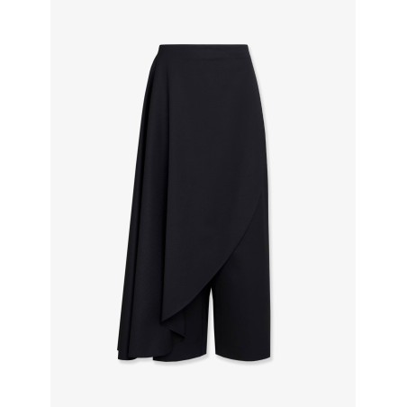 Stretch virgin wool skirt/trouser