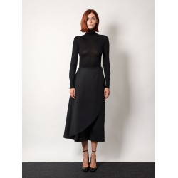 Stretch virgin wool skirt/trouser