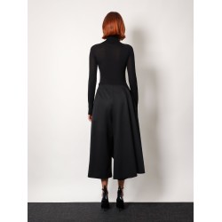 Stretch virgin wool skirt/trouser