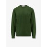Wool sweater with logo embroidery