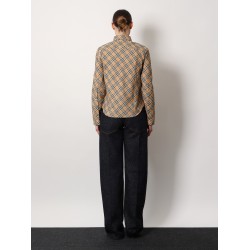 Traditional check organic cotton t-shirt