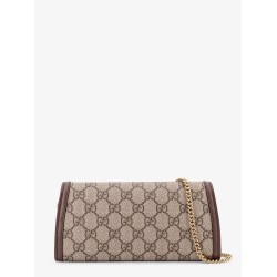 Blondie GG supreme fabric and leather shoulder bag