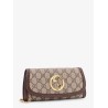 Blondie GG supreme fabric and leather shoulder bag