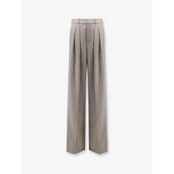 Certified wool trousers with wide leg