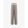 Certified wool trousers with wide leg