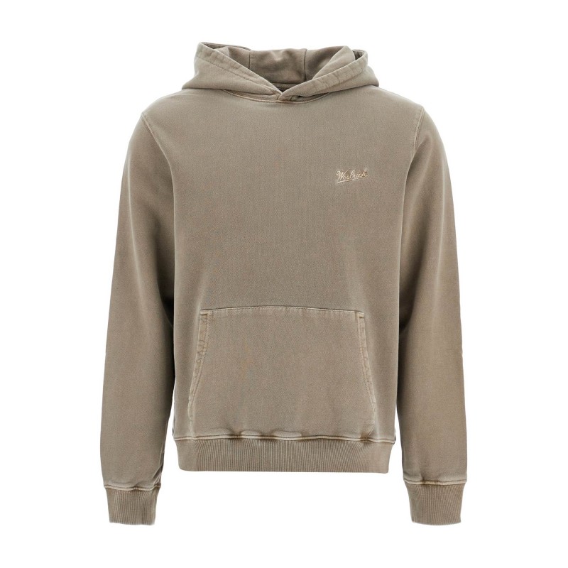 hooded sweatshirt with tie-d hooded sweatshirt with tie-d