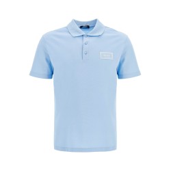 short-sleeved polo shirt with logo