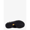 Suede sabot with vibram rubber sole