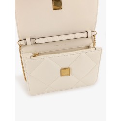 Kira leather wallet with shoulder strap