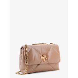 Kira matelassé leather shoulder bag with metal logo