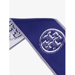 Medallion Logo Ribbon silk tie