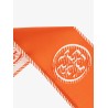 Medallion Logo Ribbon silk tie
