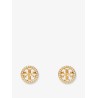 Miller Pave brass earrings