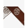 Medallion Logo Ribbon silk tie